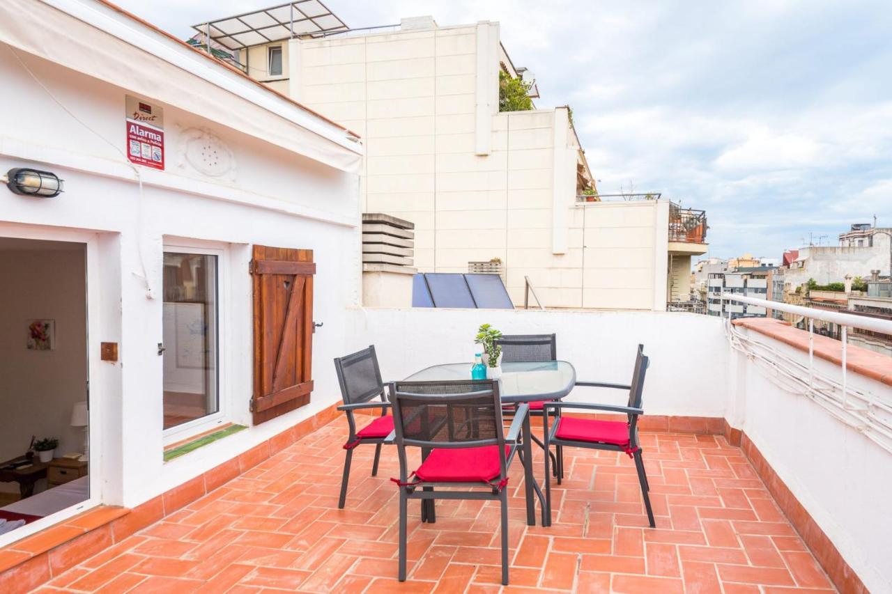 Cozy Studio with Amazing Terrace near Plaza España Barcellona Esterno foto