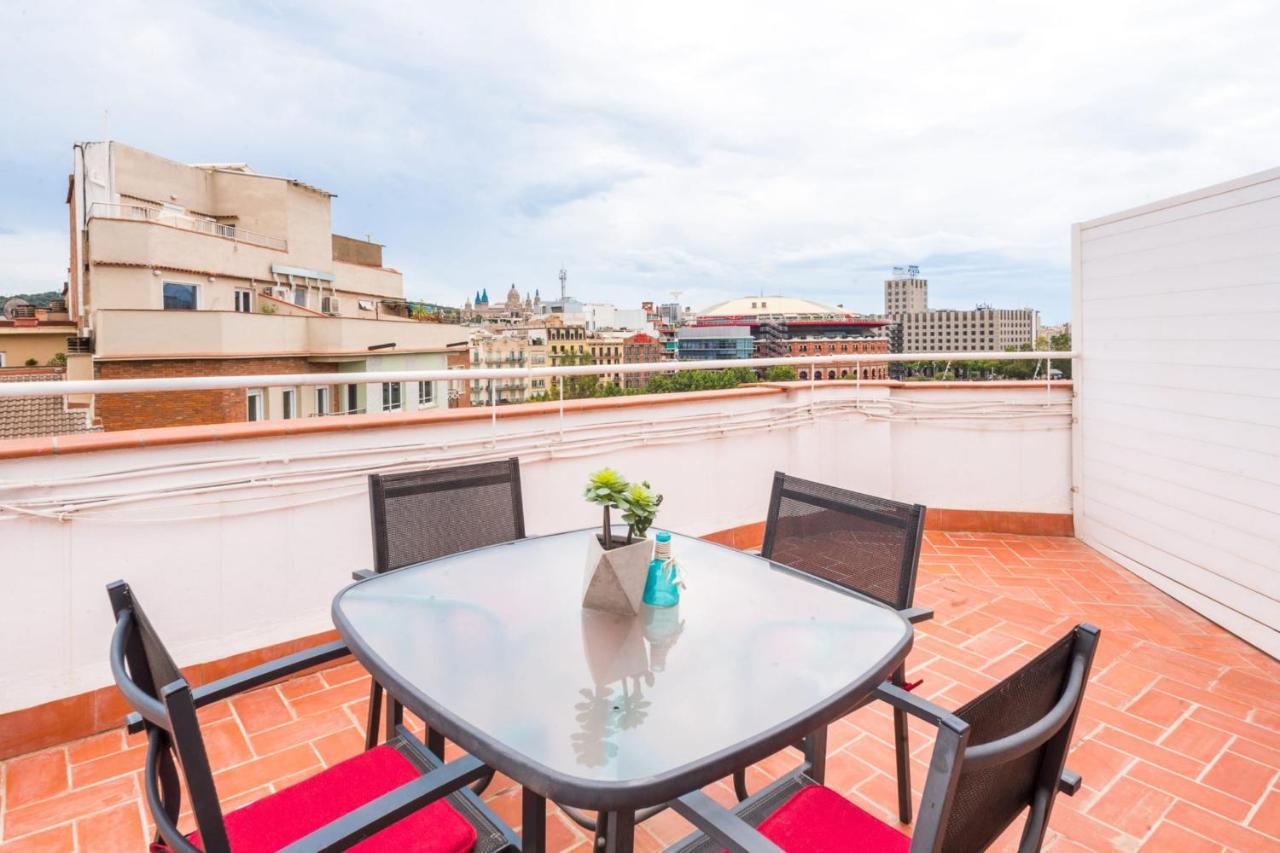 Cozy Studio with Amazing Terrace near Plaza España Barcellona Esterno foto
